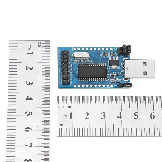 CH341A USB To UART IIC SPI TTL ISP EPP/MEM Parallel Port Converter Module Onboard Operating Indicator Lamp CH341A USB To UART IIC SPI TTL ISP EPP/MEM Parallel Port Converter Module Onboard Operating Indicator Lamp