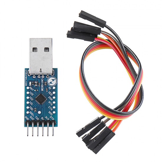 CP2104 USB 2.0 to TTL UART 6pin Serial Converter Module STC PRGMR With Cables