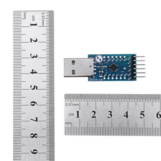 CP2104 USB 2.0 to TTL UART 6pin Serial Converter Module STC PRGMR With Cables