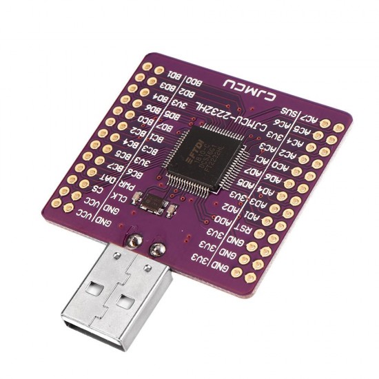 FT2232HL USB to UART/FIFO/SPI/I2C/JTAG/RS232 Converter Module External Memory Dual Channel FT2232HL USB to UART/FIFO/SPI/I2C/JTAG/RS232 Converter Module External Memory Dual Channel