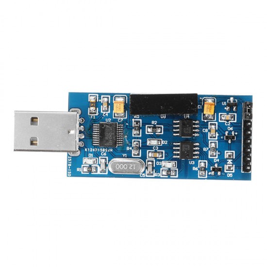 High-speed Isolation USB To TTL Serial Module Power Isolation Optocoupler Isolation 3.3V 5V TTL Output CH340 Module