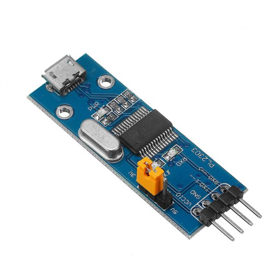 PL2303 USB To UART TTL Converter Mini Board LED TXD RXD PWR 3.3V/5V Output Serial Module