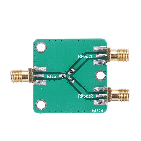 RF Power Splitter RF Microwave Resistance Power Divider Splitter 1 to 2 Combiner SMA DC-5GHz Radio Frequency Divider