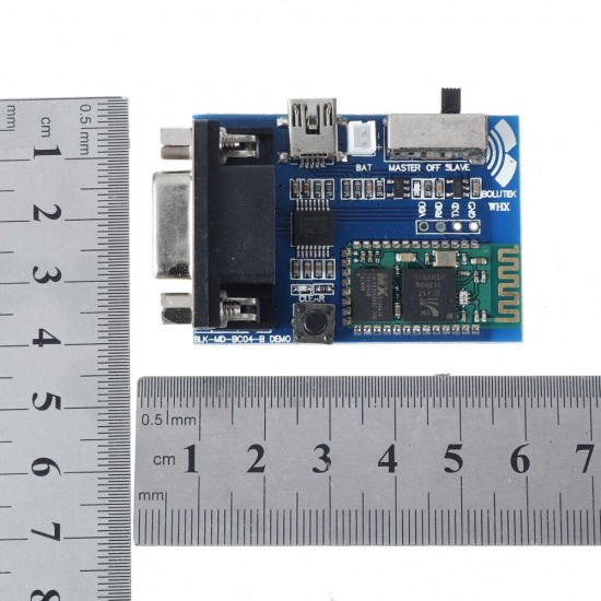 RS232 Bluetooth Serial Adapter Board Communication Master Slave 2 Modes Mini USB Bluetooth Serial Port Profile Module 5V RS232 Bluetooth Serial Adapter Board Communication Master Slave 2 Modes Mini USB Bluetooth Serial Port Profile Module 5V
