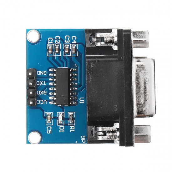 RS232 to TTL Serial Port Converter Module DB9 Connector MAX3232 Serial Module RS232 to TTL Serial Port Converter Module DB9 Connector MAX3232 Serial Module