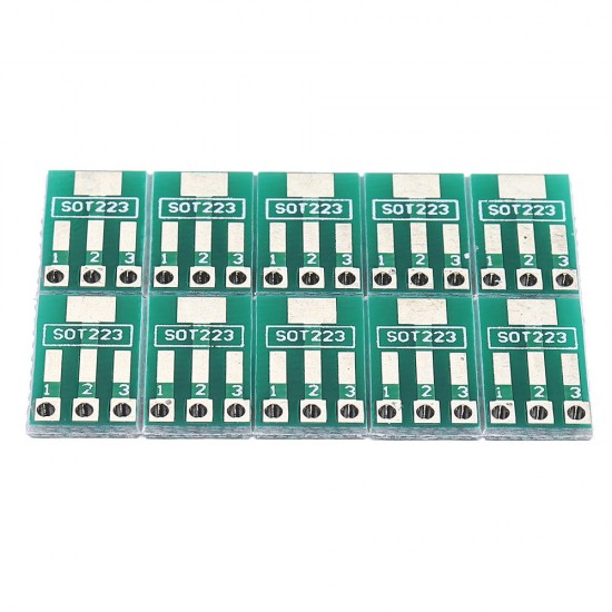 SOT89/SOT223 to SIP Patch Transfer Adapter Board SIP Pitch 2.54mm PCB Tin Plate