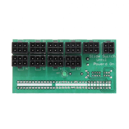 Server Power Conversion Board to 6pin Adapter 12V Graphics Card Converter Board 9 6P+1 4P Server Power Conversion Board to 6pin Adapter 12V Graphics Card Converter Board 9 6P+1 4P