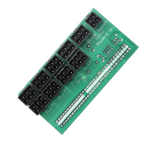 Server Power Conversion Board to 6pin Adapter 12V Graphics Card Converter Board 9 6P+1 4P Server Power Conversion Board to 6pin Adapter 12V Graphics Card Converter Board 9 6P+1 4P