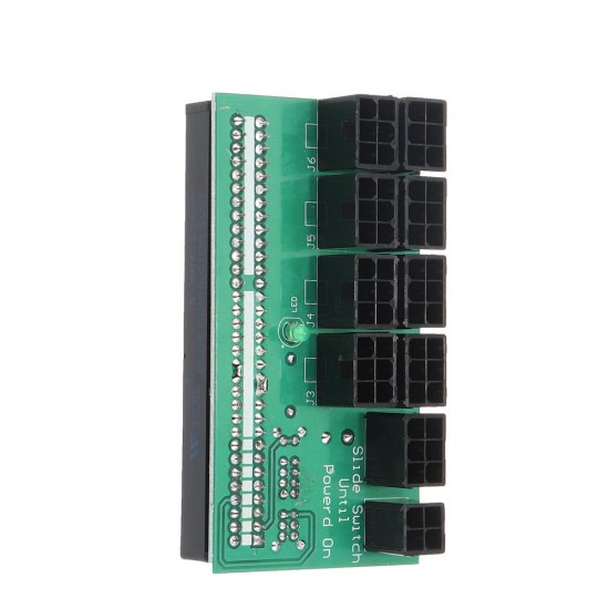 Server Power Conversion Board to 6pin Adapter 12V Graphics Card Converter Board 9 6P+1 4P