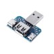 USB Adapter Board Male to Female Micro Type-C 4P 2.54mm USB4 Module Converter