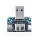 USB Adapter Board Male to Female Micro Type-C 4P 2.54mm USB4 Module Converter