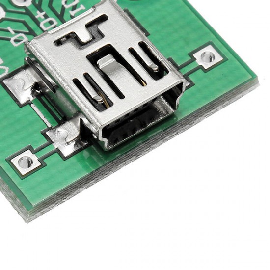 USB To DIP Female Head Mini-5P Patch To DIP 2.54mm Adapter Board