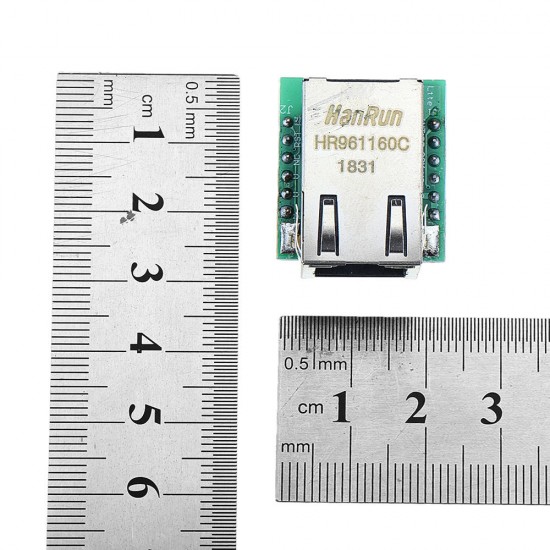 USR-ES1 W5500 Chip SPI to LAN Ethernet Converter TCP/IP Module WIZ820io USR-ES1 W5500 Chip SPI to LAN Ethernet Converter TCP/IP Module WIZ820io