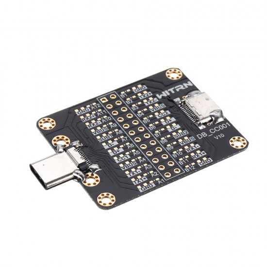 WITRN-CC001 TYPE-C Male to Female Connector TYPE-C Adapter Board Test Fixture Module