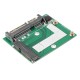 mSATA SSD to 2.5 Inch SATA 6.0GPS Adapter Converter Card Module Board Mini Pcie SSD Compatible SATA3.0Gbps/SATA 1.5Gbps mSATA SSD to 2.5 Inch SATA 6.0GPS Adapter Converter Card Module Board Mini Pcie SSD Compatible SATA3.0Gbps/SATA 1.5Gbps