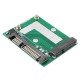 mSATA SSD to 2.5 Inch SATA 6.0GPS Adapter Converter Card Module Board Mini Pcie SSD Compatible SATA3.0Gbps/SATA 1.5Gbps