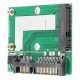 mSATA SSD to 2.5 Inch SATA 6.0GPS Adapter Converter Card Module Board Mini Pcie SSD Compatible SATA3.0Gbps/SATA 1.5Gbps mSATA SSD to 2.5 Inch SATA 6.0GPS Adapter Converter Card Module Board Mini Pcie SSD Compatible SATA3.0Gbps/SATA 1.5Gbps
