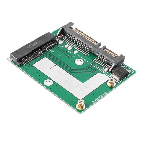 mSATA SSD to 2.5 Inch SATA 6.0GPS Adapter Converter Card Module Board Mini Pcie SSD Compatible SATA3.0Gbps/SATA 1.5Gbps