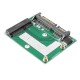 mSATA SSD to 2.5 Inch SATA 6.0GPS Adapter Converter Card Module Board Mini Pcie SSD Compatible SATA3.0Gbps/SATA 1.5Gbps