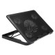 5 Fans LED USB Cooling Adjustable Pad For Laptop Notebook 7-17inch