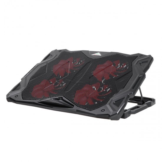 Foldable Laptop Cooling Pad Radiator Laptop Stand 1100Rpm 4 Fans USB Lifting Cooling Bracket for 17'' Notebook Foldable Laptop Cooling Pad Radiator Laptop Stand 1100Rpm 4 Fans USB Lifting Cooling Bracket for 17'' Notebook