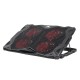 Foldable Laptop Cooling Pad Radiator Laptop Stand 1100Rpm 4 Fans USB Lifting Cooling Bracket for 17'' Notebook