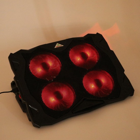 Foldable Laptop Cooling Pad Radiator Laptop Stand 1100Rpm 4 Fans USB Lifting Cooling Bracket for 17'' Notebook Foldable Laptop Cooling Pad Radiator Laptop Stand 1100Rpm 4 Fans USB Lifting Cooling Bracket for 17'' Notebook