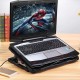 Foldable Laptop Cooling Pad Radiator Laptop Stand 1100Rpm 4 Fans USB Lifting Cooling Bracket for 17'' Notebook Foldable Laptop Cooling Pad Radiator Laptop Stand 1100Rpm 4 Fans USB Lifting Cooling Bracket for 17'' Notebook