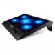 ICE COOREL Cooling Laptop Stand Two Modes Portable Adjustable Angle High Speed Double Fans & USB Ports Noiseless Design For 17 inch Below Notebook