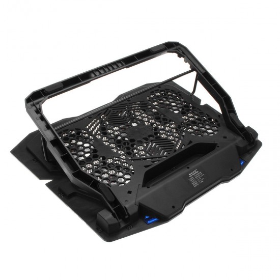 K8 Laptop Stand 5-level Height Adjustment 6 Fans with 2 USB Ports Cooling For 12-15.6 inch Notebook K8 Laptop Stand 5-level Height Adjustment 6 Fans with 2 USB Ports Cooling For 12-15.6 inch Notebook