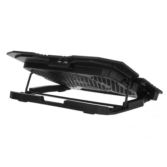 K8 Laptop Stand 5-level Height Adjustment 6 Fans with 2 USB Ports Cooling For 12-15.6 inch Notebook K8 Laptop Stand 5-level Height Adjustment 6 Fans with 2 USB Ports Cooling For 12-15.6 inch Notebook