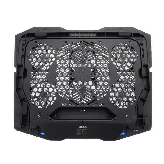 K8 Laptop Stand 5-level Height Adjustment 6 Fans with 2 USB Ports Cooling For 12-15.6 inch Notebook K8 Laptop Stand 5-level Height Adjustment 6 Fans with 2 USB Ports Cooling For 12-15.6 inch Notebook