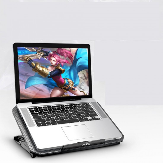 MC Q100 Notebook Computer Radiator Laptop Stand Cooling Pad 2 Fans USB Adjustable Heightening Lifting Bracket for Portable 15.6 Inch MC Q100 Notebook Computer Radiator Laptop Stand Cooling Pad 2 Fans USB Adjustable Heightening Lifting Bracket for Portable 15.6 Inch