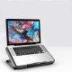 MC Q100 Notebook Computer Radiator Laptop Stand Cooling Pad 2 Fans USB Adjustable Heightening Lifting Bracket for Portable 15.6 Inch MC Q100 Notebook Computer Radiator Laptop Stand Cooling Pad 2 Fans USB Adjustable Heightening Lifting Bracket for Portable 15.6 Inch