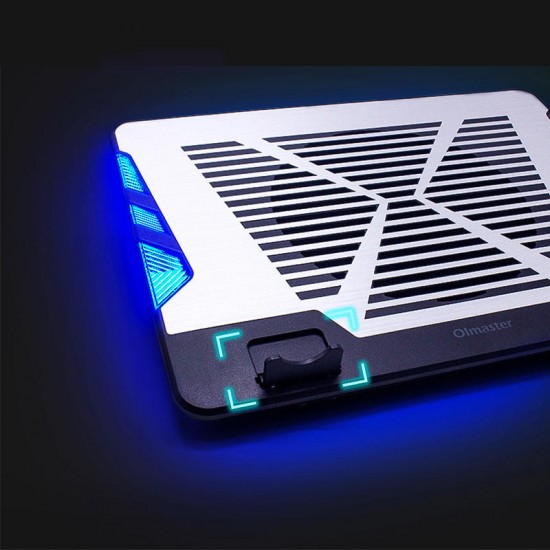 CF-6542-B Genuine USB Laptop Cooler Cooling Pad Base Led Notebook Cooler Computer USB Fan Stand For Laptop PC 12-17 Inch