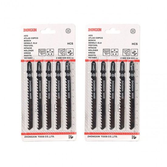 10Pcs Jigsaw Blades Wood Cutter T144D Fit Bosch Hitachi Makita Festool 10Pcs Jigsaw Blades Wood Cutter T144D Fit Bosch Hitachi Makita Festool