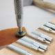 11Pcs Metal Punch Hole Snap Rivet Setter Base Kit DIY Leather Tool