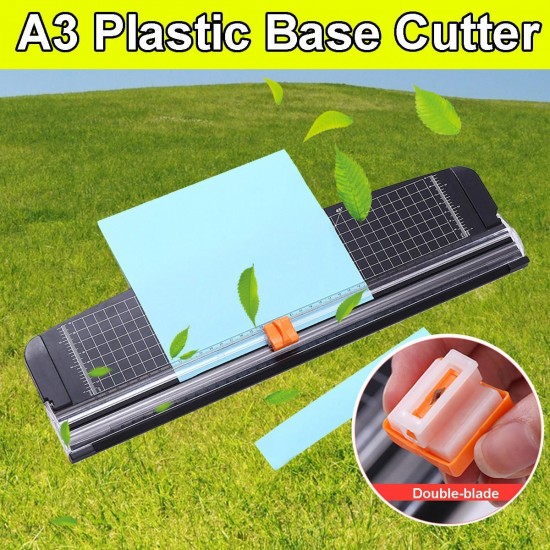 12inch A3 Paper Cutter Plastic Base Guillotine Page Photo Trimmer Scrap Booking