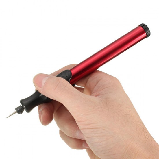 150×15mm Micro Aluminum DIY Engraver Tool Ceramic Wood Engraving Pen