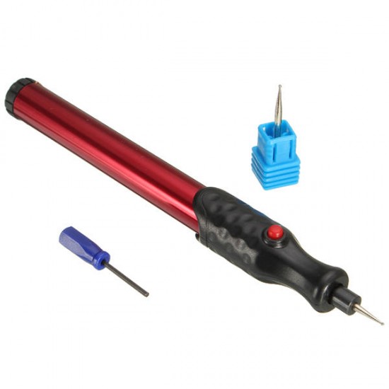 150×15mm Micro Aluminum DIY Engraver Tool Ceramic Wood Engraving Pen 150×15mm Micro Aluminum DIY Engraver Tool Ceramic Wood Engraving Pen