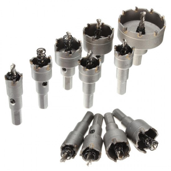 16-50mm Carbide Tip Drill Bit Metal Wood Alloy Cutter Hole Saw Tool 16-50mm Carbide Tip Drill Bit Metal Wood Alloy Cutter Hole Saw Tool