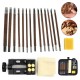 18PCS Wood Carving Tool Seal Engraving Cutter Stone Carving Craft Tools 18PCS Wood Carving Tool Seal Engraving Cutter Stone Carving Craft Tools