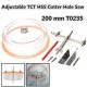 200 mm T0235 Adjustable Down Light Hole Saw Ceiling Wall TCT HSS Cutter Hole Saw Ceiling Driller