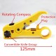 2Pcs Coax Coaxial Cable Crimper & Stripper Multi-Function Hand Operated Tools