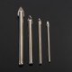 4pcs Mirror Ceramic Tile Glass Drill Bits Set Spear Head 4/6/8/10mm 4pcs Mirror Ceramic Tile Glass Drill Bits Set Spear Head 4/6/8/10mm