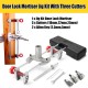 5 Minutes Door Lock Mortiser Jig Kit With Three Cutters