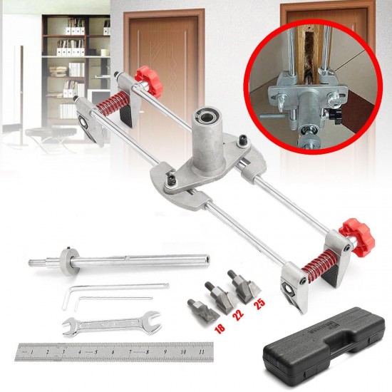5 Minutes Door Lock Mortiser Jig Kit With Three Cutters 5 Minutes Door Lock Mortiser Jig Kit With Three Cutters