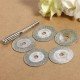 5pcs 20mm Diamond Cutting Discs Jewelry Tools With One 2mm Mandrel