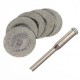 5pcs 20mm Diamond Cutting Discs Jewelry Tools With One 2mm Mandrel