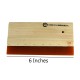 6inch 15cm Silk Screen Printing Squeegee Single Durometer Ink Scraper